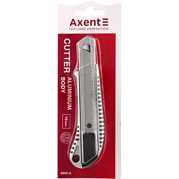 Ніж канцелярський Axent 18 мм металевий (Al) 6902 - мініатюра 3