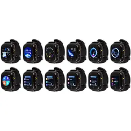 Дитячий водонепроникний смарт-годинник AmiGo GO005 4G WIFI Thermometer Black [59321] - мініатюра 5