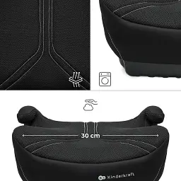 Автокрісло-бустер Kinderkraft i-Boost 2 Pro Black (KCIBOO02BLKPR00) - мініатюра 2