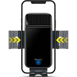 Автотримач із бездротовою зарядкою Baseus Smart Solar Power Wireless Cycling Electric Holder Black (SUZG010001) [85330] - мініатюра 3