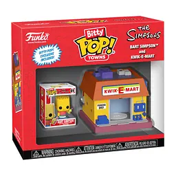 Фігурка Funko Pop набір Bitty Pop! Town - Барт Сімпсон і Квікі-Март (83684) - мініатюра 2