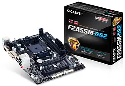 Материнська плата Gigabyte GA-F2A55M-DS2 rev.3.0 Socket FM2 (GA-F2A55M-DS2 REV.3.0) Б/В - мініатюра 4