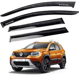 Дефлектори вікон ветровики для Renault Duster 2018- Voron Glass