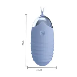 Віброяйце Pretty Love Jessica Dream Chaser 3 7.2 см блакитний - мініатюра 4