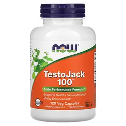 Стимулятор тестостерону Testo Jack 100, 120 вегакапсул NOW fit0012889