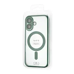 Чохол Ductil Metallic Edge with MagSafe (Protected Camera & Lens) iPhone 16 Dark Green - мініатюра 2