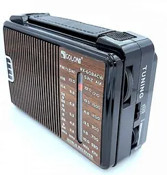 Радіоприймач на двох батареях Golon RX-608 (1756375727) - мініатюра 5