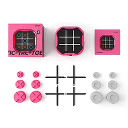 Інтерактивна гра хрестики-нуліки Xiaomi GiiKER Tic-Tac-Toe Bolt (JKJZQ001) Pink - мініатюра 2