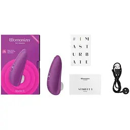 Вакуумний кліторальний стимулятор Womanizer Starlet 3 Violet - мініатюра 4