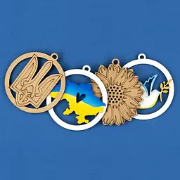 Дитячий набір заготовок З Україною в серці UKR-LOVE 7,5х8 см - мініатюра 6