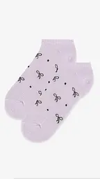 Шкарпетки для дівчинки Premier Socks Бантики 20-22 Бузковий (4820203375059) - мініатюра 2