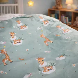 Дитяча постільна білизна JUNIOR Poplin Line Kids Giraffe (2200012796849) - мініатюра 3