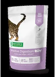 Сухий корм Nature's Protection Cat Sensitive Digestion для дорослих котів із чутливим травленням із м'ясом птиці 400 г