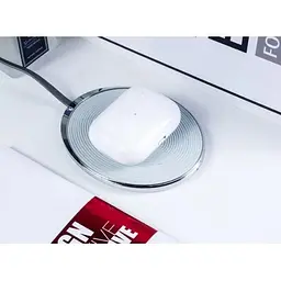 Бездротові навушники XO F100 Bluetooth Earphone Sensor and Wireless Charging білі 6920680877706 - мініатюра 4
