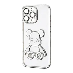 Чохол Shining Bear Case Protected Camera iPhone 16 Pro Max Silver