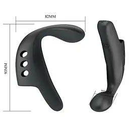 Вібратор на палець Pretty Love Fingering Vibrator Gorgon 9.3 см чорний - мініатюра 9