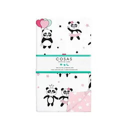 Дитяча постіль Cosas Panda без простирадла 110х140 см (PandaLoveRose_140_2) - мініатюра 5