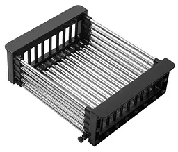 Кухонна мийка Kroner KRP Schwarze - 6350RHM PVD (3.0/1.0 мм) (CV031323) - мініатюра 6
