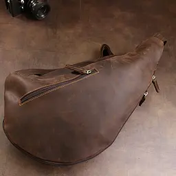 Чоловіча шкіряна сумка через плече Vintage 26х44х8,5 см sum0015591 - мініатюра 9