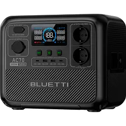 Зарядна станція BLUETTI AC70 1000W [110289] - мініатюра 2