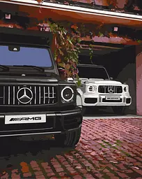 Картина за номерами Гелендвагени AMG 40x50 см Origami LW 32060