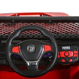 Дитячий електричний джип Bambi Racer 12V одномісний до 30 кг Червоний (DE-169-E-41) - мініатюра 7