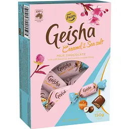 Уцінка. Цукерки Fazer Geisha з карамеллю та морською сіллю 150 г