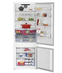 Холодильник BEKO BCNE400E40SN (70 см ширина, вбудований) - мініатюра 2