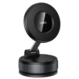 Автотримач Hoco H86 Dragon manual suction cup magnetic holderuniversal чорний сірий - мініатюра 7
