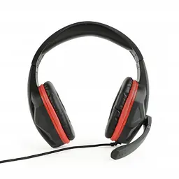 Навушники ігрові Gembird GHS-03 Black/Red з мікрофоном - мініатюра 3