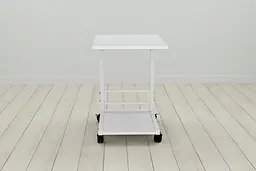 Стіл приставний Ferrum-decor Френу 62x40x60 метал Білий ДСП Білий 16мм (FRD-102512) - мініатюра 5
