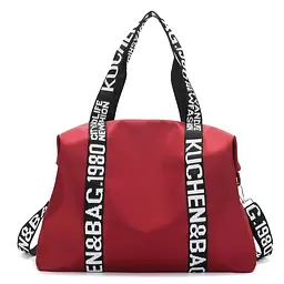 Сумка жіноча через плече Kuchen Italian Bags Червоний 51х15х38 см (id_1040)