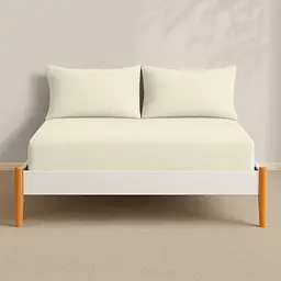 Простирадло Cosas на резинці фланель 80х190х25 biscuit, молочний (Flannel_02Biscuit_80х190х25) - мініатюра 4