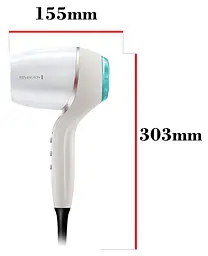 Фен Remington HYDRAluxe PRO, 2200Вт, 3 режими, дифузор, іоніз-я, хол. обдув, білий - мініатюра 4