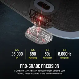 Миша геймерська Corsair M75 (CH-930D010-EU) - мініатюра 8