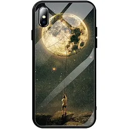 Чохол-накладка Toto Glass Fashionable Case Apple iPhone X Star Space - мініатюра 2