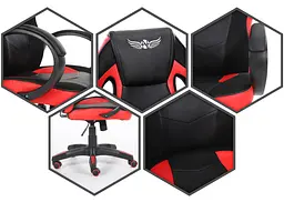 Комп'ютерне крісло Nordhold Ullr RED - мініатюра 5