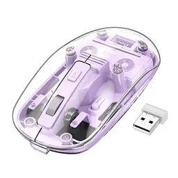 Миша HOCO Mysterious dual-mode silent wireless mouse GM29 |2.4G/BT, 800/1200/1600dpi| - мініатюра 2