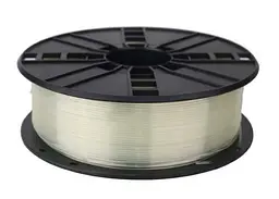 Пластик для 3D друку Gembird, PLA, білий, 1.75 мм, 1 кг, прозорий (3DP-PLA1.75-01-TR)