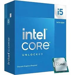 Процесор Intel Core i5 LGA1700 i5-14600KF Box 14x3.5 ГГц Turbo Boost 5.3 ГГц 20 потоків L3 24Мб Raptor Lake 10 нм