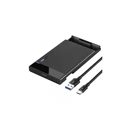 Кишеня зовнішня UGREEN USB 3.1 to 2.5" HDD/SSD US221 black (50743) - мініатюра 1