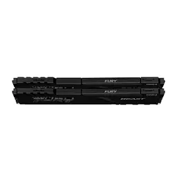 Модуль пам'яті для комп'ютера DDR4 16GB (2x8GB) 3600 MHz Fury Beast Black Kingston Fury (ex.HyperX) (KF436C17BBK2/16) - мініатюра 2