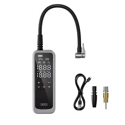 Автокомпресор XO CZ018 Intelligent Portable 5000mAh Wireless Inflation Pump 22 Cylinder Block Чорний - мініатюра 7
