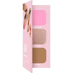 Палетка для контурування обличчя FaceBoom Make-Up Blonde 21 г - мініатюра 2