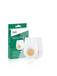 Ортопедичні силіконові підп'ятники Focus Plus KAPS S med0000875