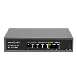 Комутатор мережевий POE GV-006-D-04+2P