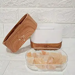 Зволожувач повітря з камінням Aroma Diffuser UV-1 FT-1928 Коричневий - мініатюра 5