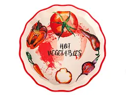 Блюдо для запікання Lefar Hot Vegetables 24.5 x 3.6 см червоне (940-292) - мініатюра 2