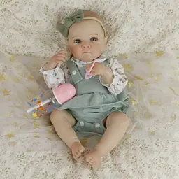 Колекційна силіконова лялька реборн reborn анатомічна дівчинка пупс стелла Reborn Dolls det0018894 - мініатюра 3