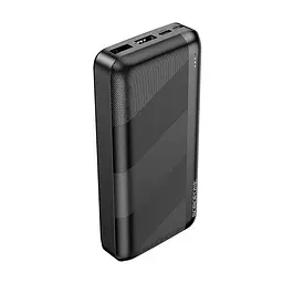 Портативний зарядний пристрій для телефону Power bank Borofone BJ27A Pindar 10.5W 20000 mAh Чорний - мініатюра 2